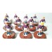 Subbuteo Andrew Table Soccer Crystal Palace 1968 on classic Hasbro bases